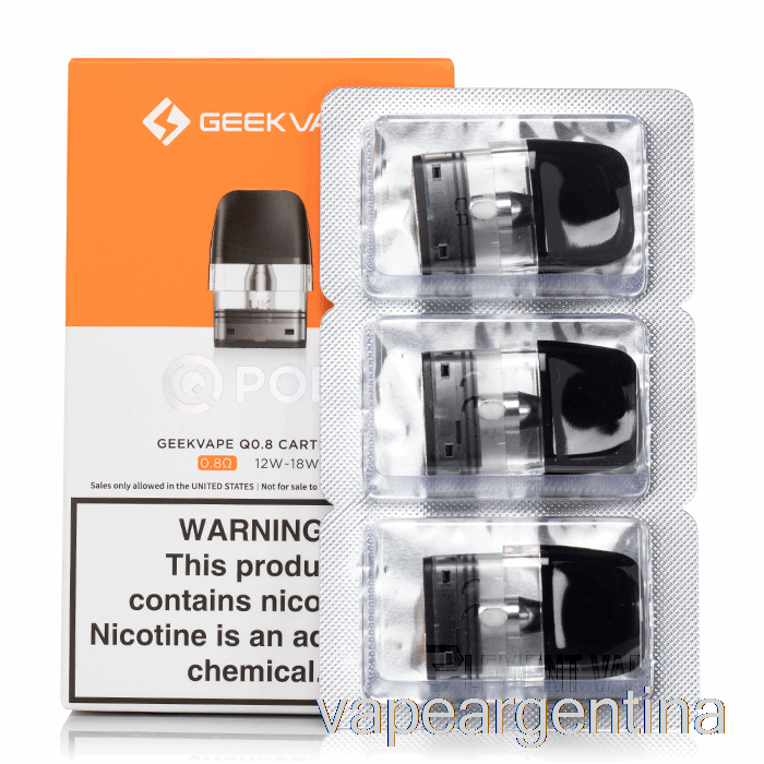 Geek Vape Q Vainas De Repuesto Vainas De 0.8ohm Vape Argentina